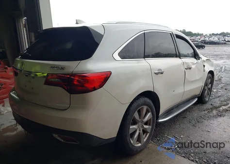 2016 Acura Mdx Advance Entertainment Packages/Advance Package from USA, damaged, VIN 5FRYD3H95GB004678